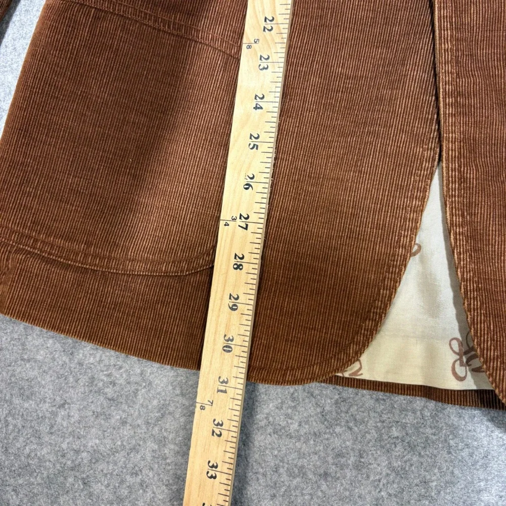 Vintage Levis Panatela Mens Brown Corduroy Blazer Western Sport Coat 70s 42 43